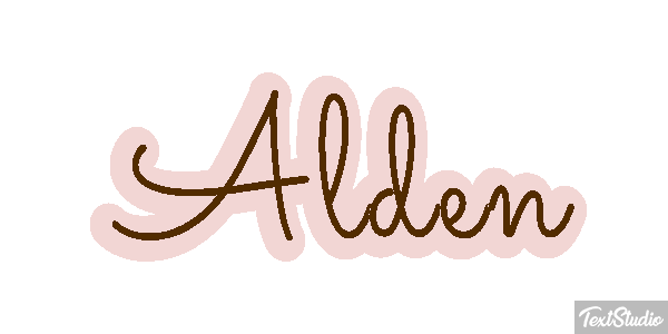 Alden Text effect