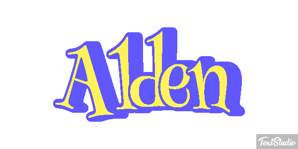Alden Text effect