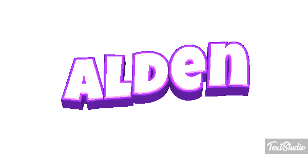 Alden Text effect