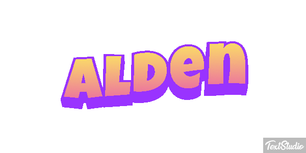Alden Text effect