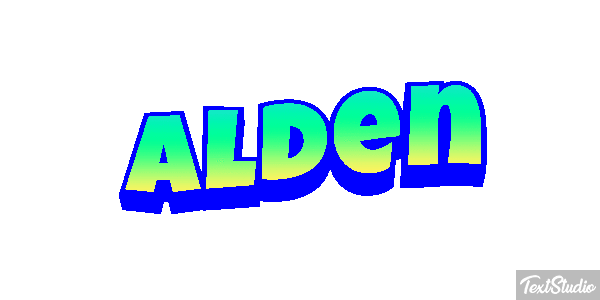 Alden Text effect