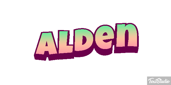 Alden Text effect