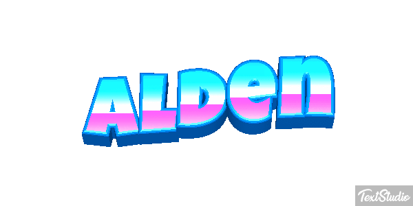 Alden Text effect