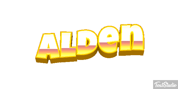 Alden Text effect