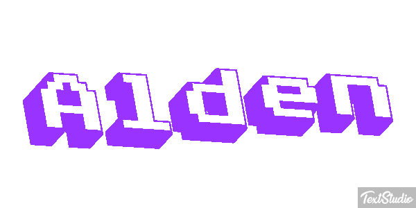 Alden Text effect