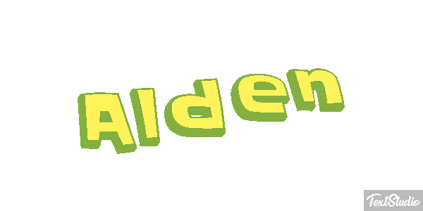 Alden Text effect