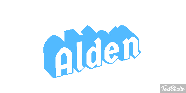 Alden Text effect