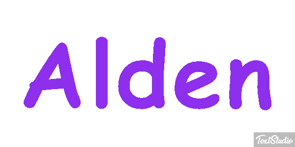 Alden Text effect