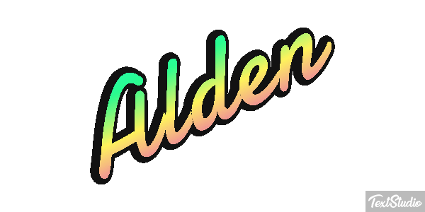 Alden Text effect