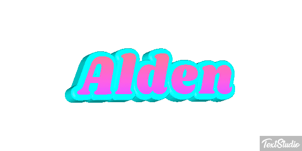 Alden Text effect