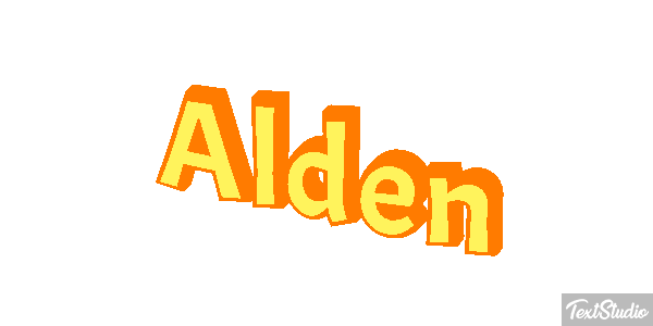 Alden Text effect