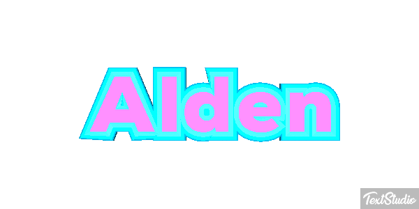 Alden Text effect