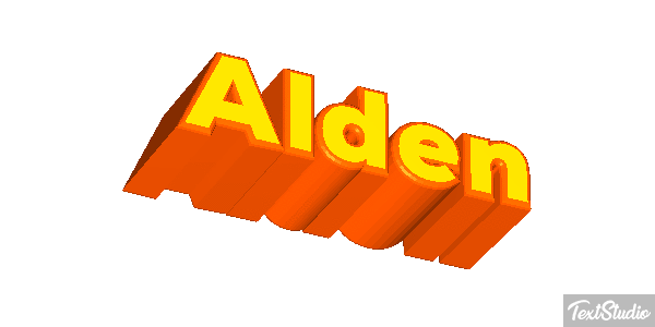 Alden Text effect