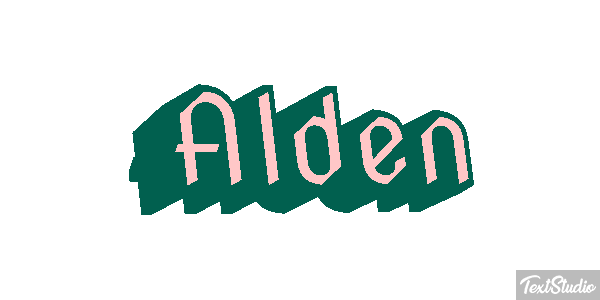 Alden Text effect