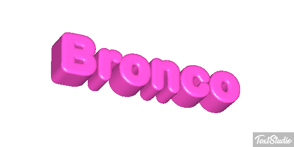Bronco テキスト効果