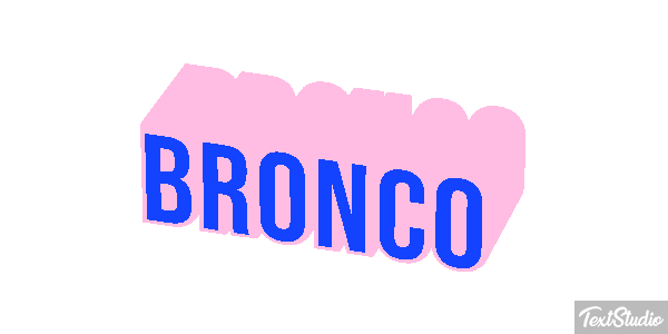 Bronco テキスト効果