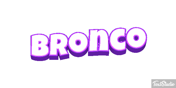Bronco テキスト効果