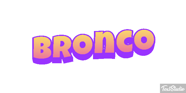Bronco テキスト効果