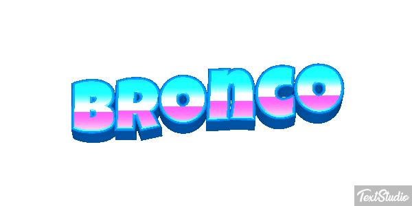 Bronco テキスト効果
