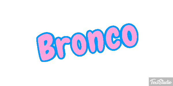 Bronco テキスト効果