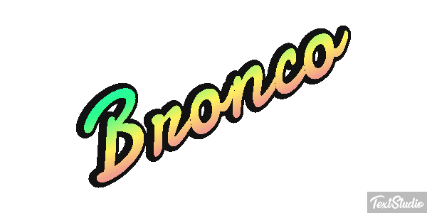 Bronco テキスト効果