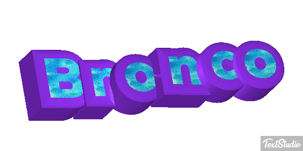 Bronco テキスト効果