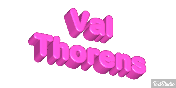 Val Thorens Efekt tekstowy