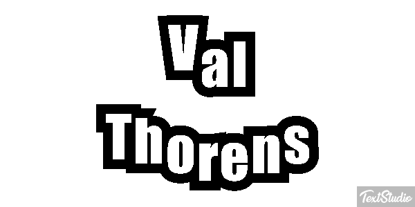 Val Thorens Efekt tekstowy
