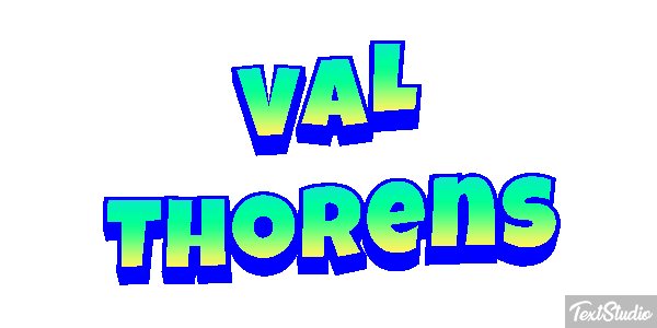 Val Thorens Efekt tekstowy