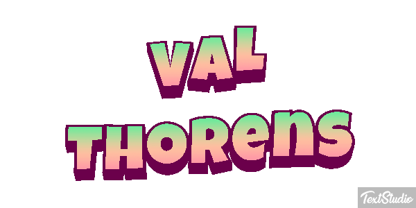 Val Thorens Efekt tekstowy