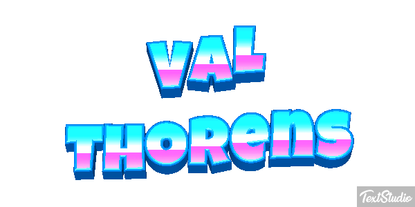 Val Thorens Efekt tekstowy