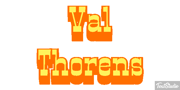 Val Thorens Efekt tekstowy