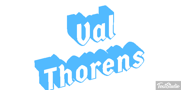 Val Thorens Efekt tekstowy