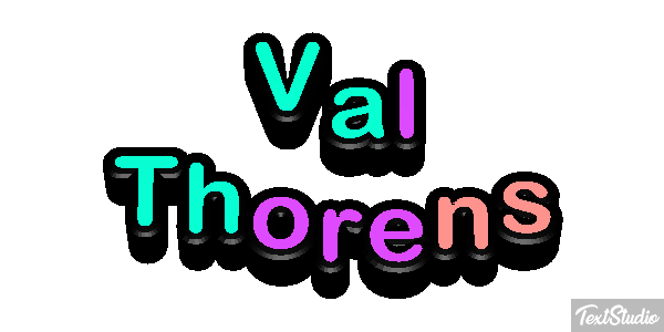 Val Thorens Efekt tekstowy
