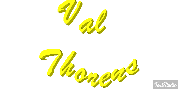 Val Thorens Efekt tekstowy