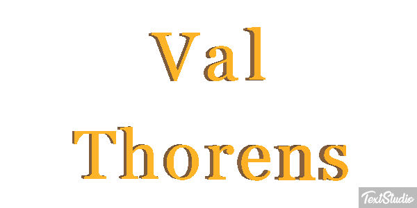 Val Thorens Efekt tekstowy