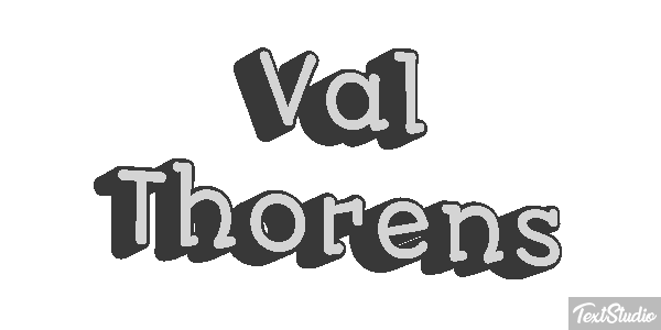 Val Thorens Efekt tekstowy