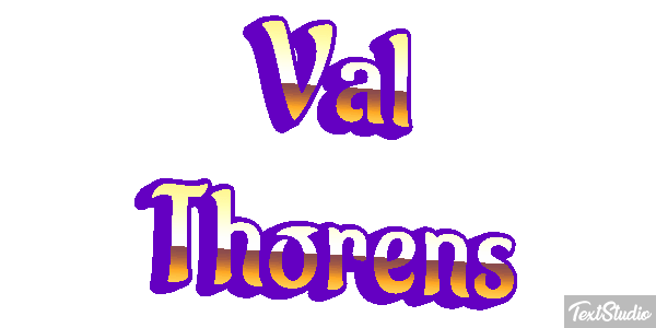 Val Thorens Efekt tekstowy