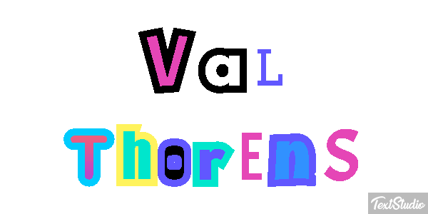 Val Thorens Efekt tekstowy