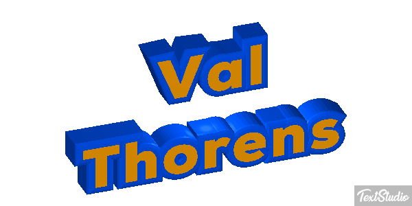 Val Thorens Efekt tekstowy