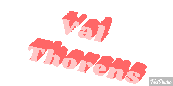 Val Thorens Efekt tekstowy