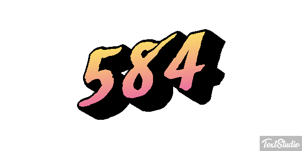584 Текстовый эффект