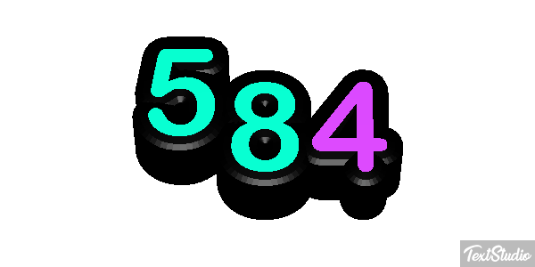 584 Текстовый эффект