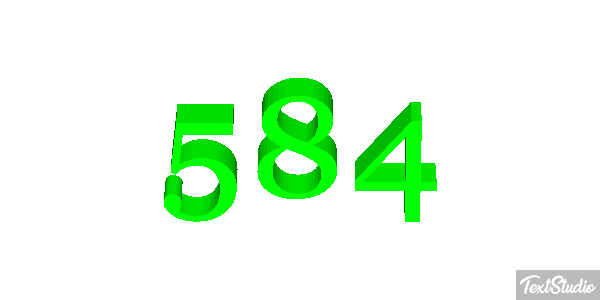 584 Текстовый эффект