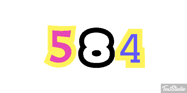584 Текстовый эффект