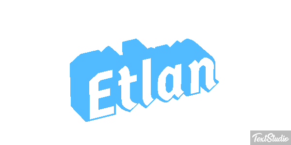Etlan Tekst effect