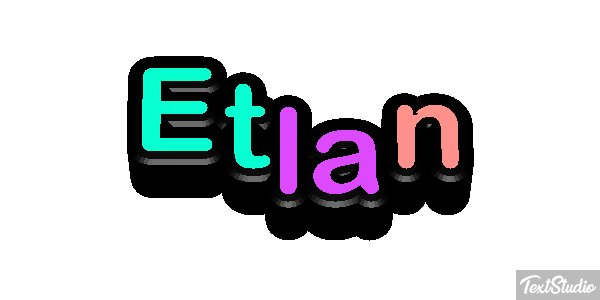 Etlan Tekst effect