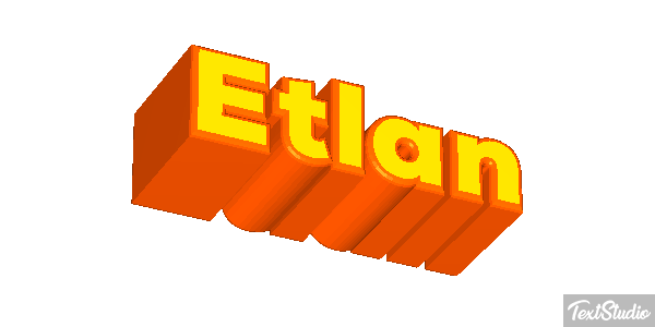 Etlan Tekst effect