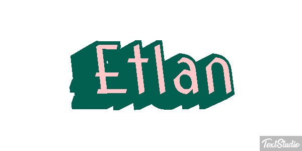 Etlan Tekst effect