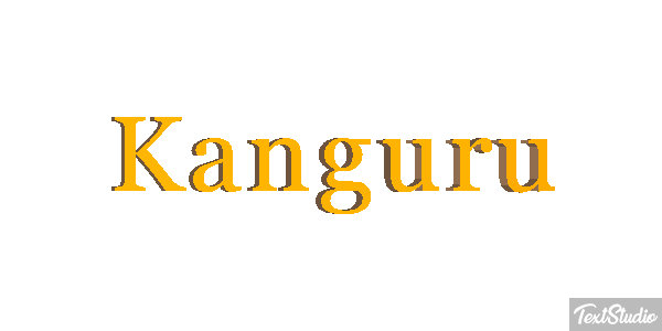 Känguru Texteffekt